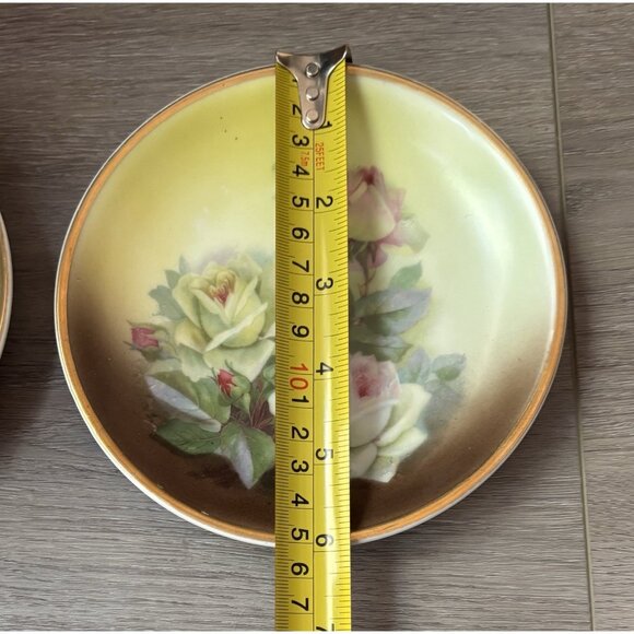 Vintage C.T. Altwasser Silesia Pink Flower 6.5" China Plates(2) - Picture 4 of 5